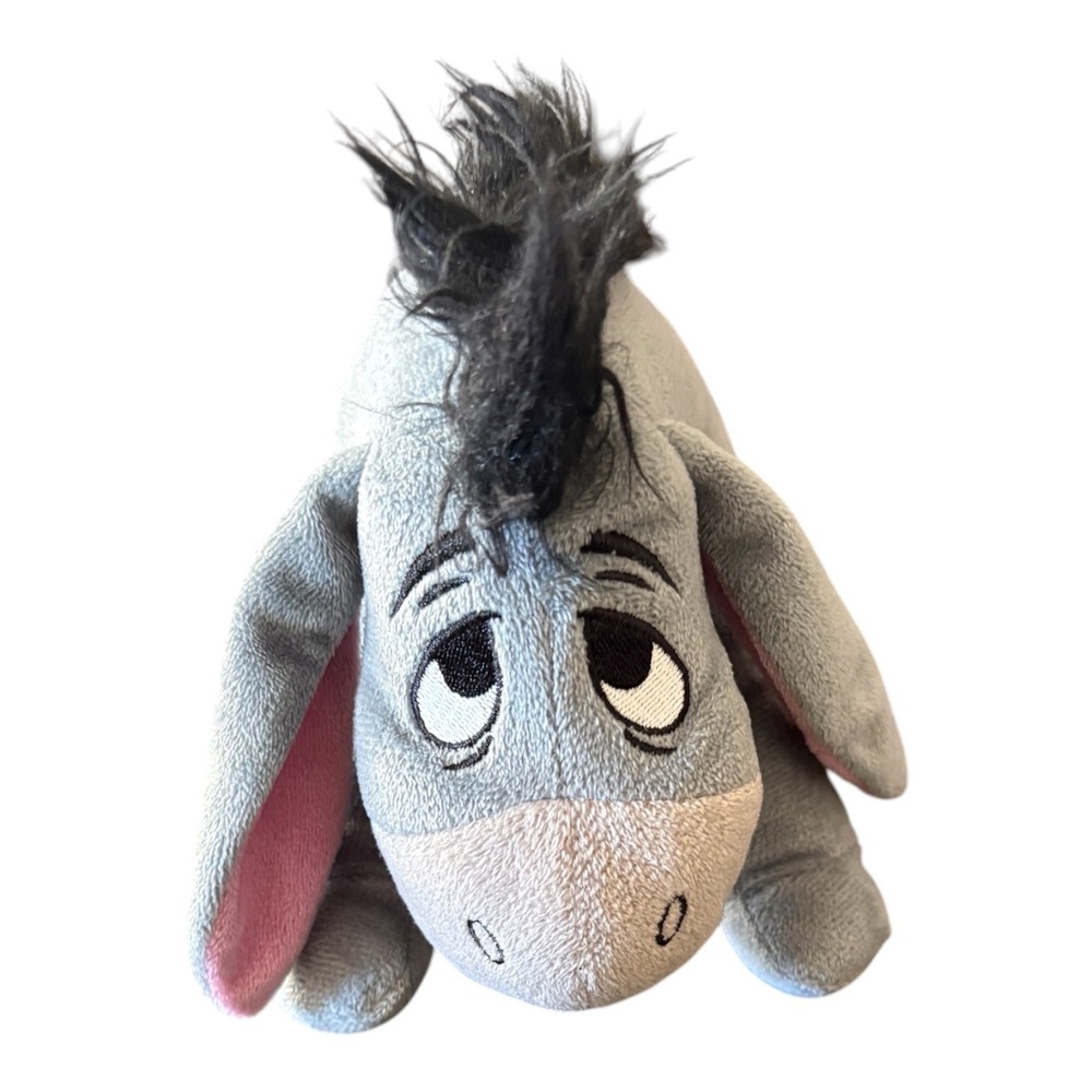 Disney Winnie the Pooh Eeyore Plush Stuffed Animal Grey Donkey Toy Just Play